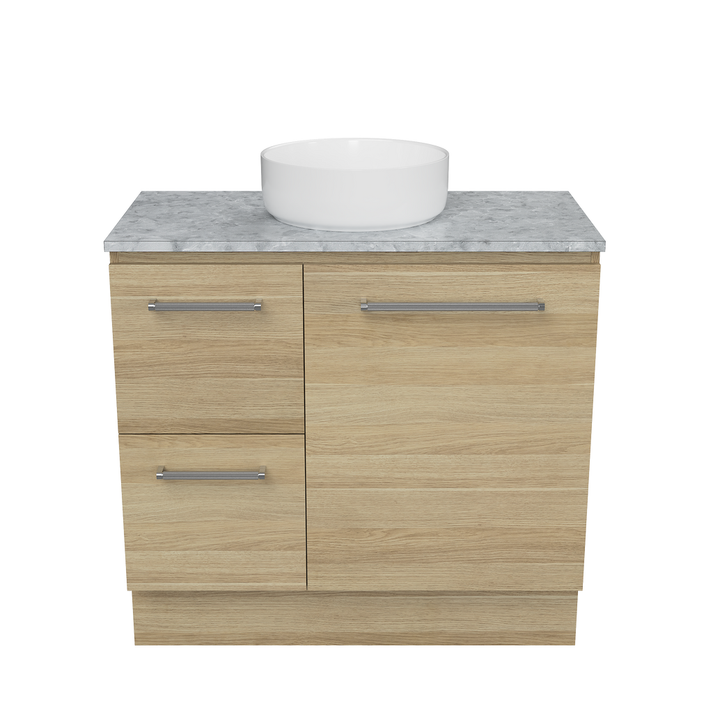 Vanity Floor Standing 900 Centre WG Basin SilkSurface AC Top