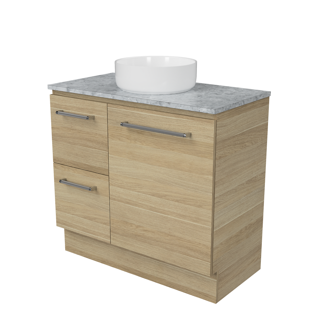 Vanity Floor Standing 900 Centre WG Basin SilkSurface AC Top
