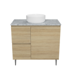 Vanity On Legs 900 Centre WG Basin SilkSurface AC Top