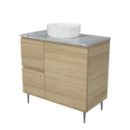 Vanity On Legs 900 Centre WG Basin SilkSurface AC Top