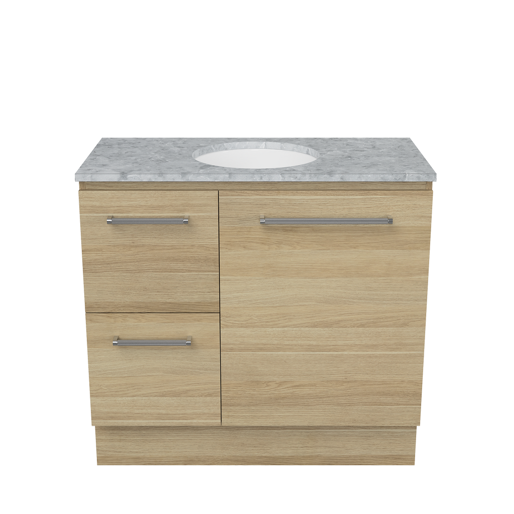 Vanity Floor Standing 900 Centre WG Basin SilkSurface UC Top