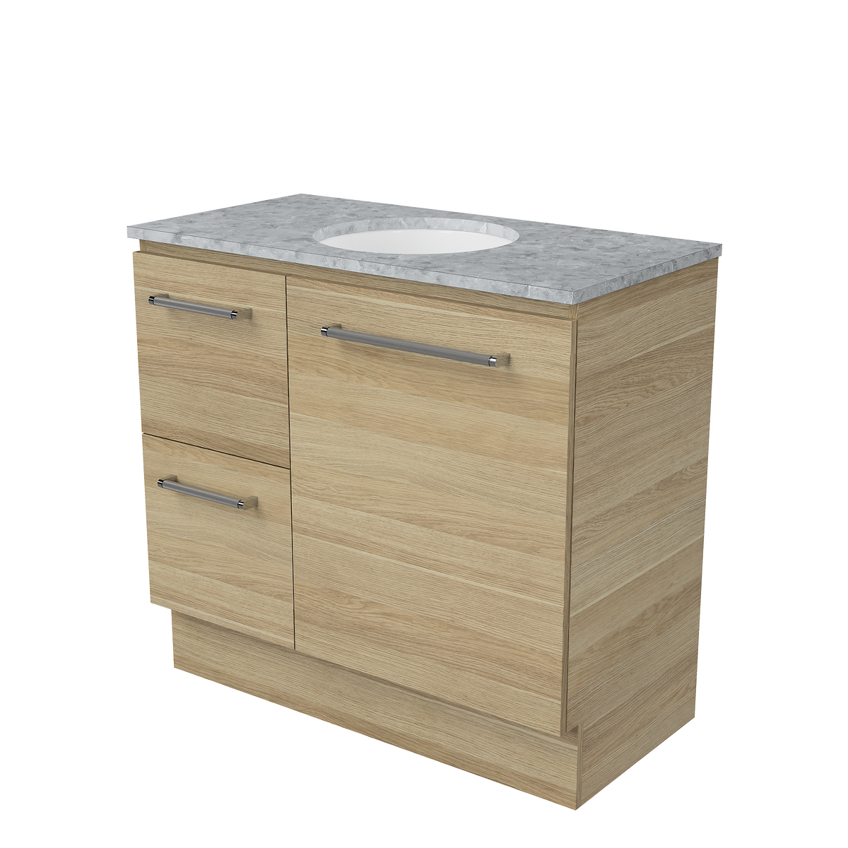 Vanity Floor Standing 900 Centre WG Basin SilkSurface UC Top