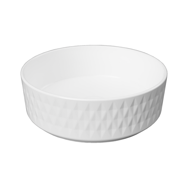 Vessel Basin 360x360 Matte White