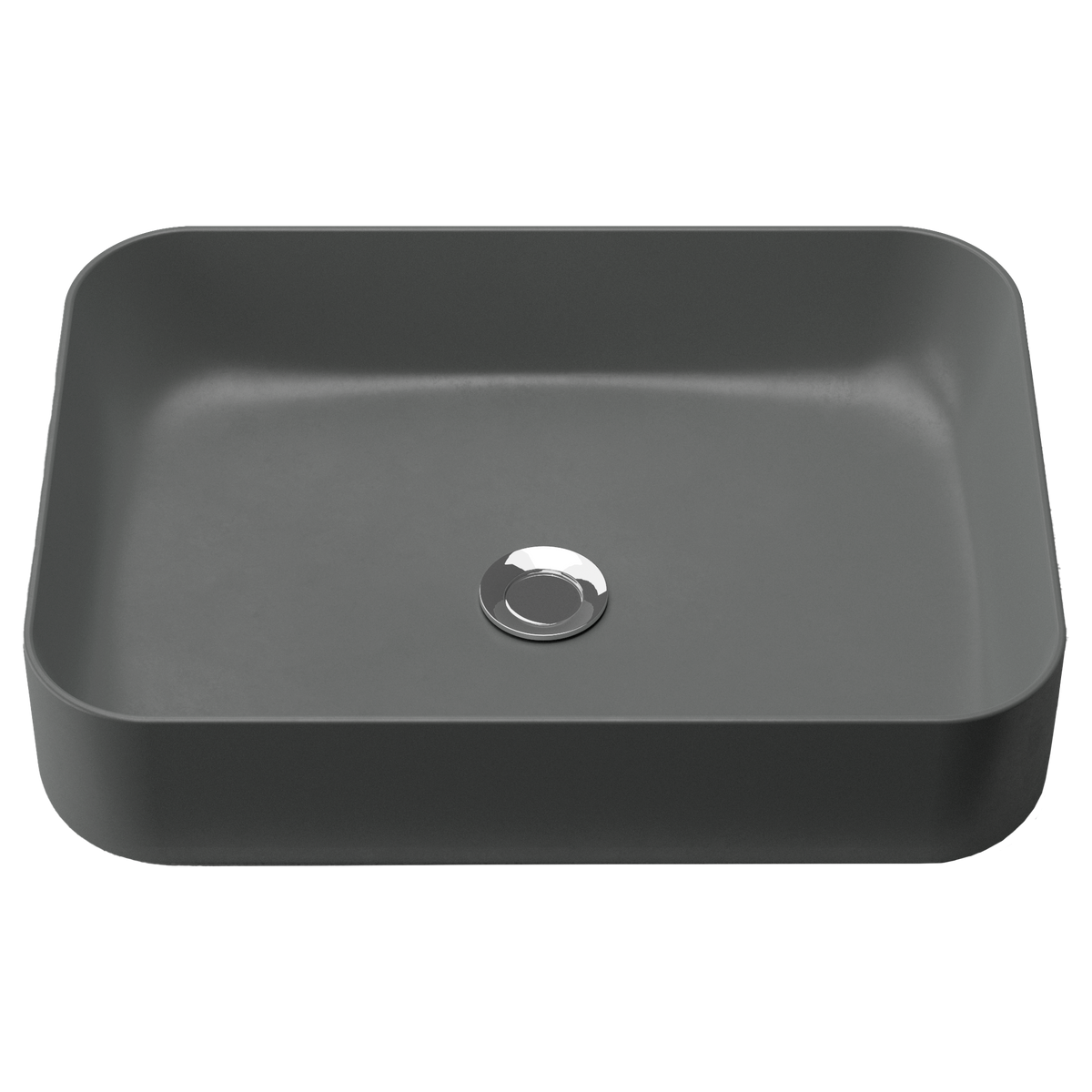 Anthracite Matt Vessel Basin 500x366