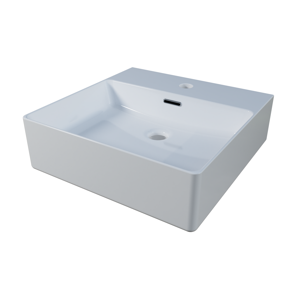 Vessel Basin 420x420 Gloss White