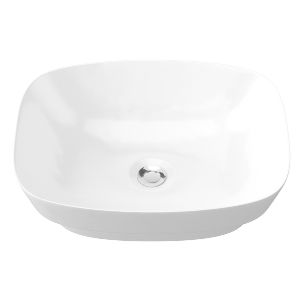 Semi Inset Basin 500x390 Gloss White