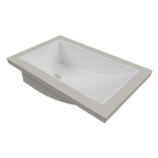 Rectangle Undermount Basin 430x260 Gloss White