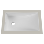 Rectangle Undermount Basin 430x260 Gloss White