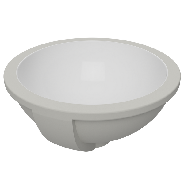 Round Undermount Basin 260x255 Gloss White