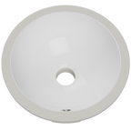 Round Undermount Basin 260x255 Gloss White