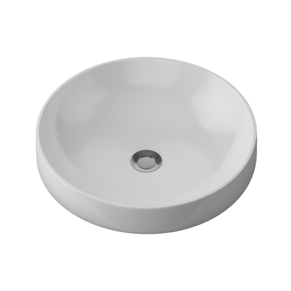 Semi Inset Basin 400x400 Gloss White