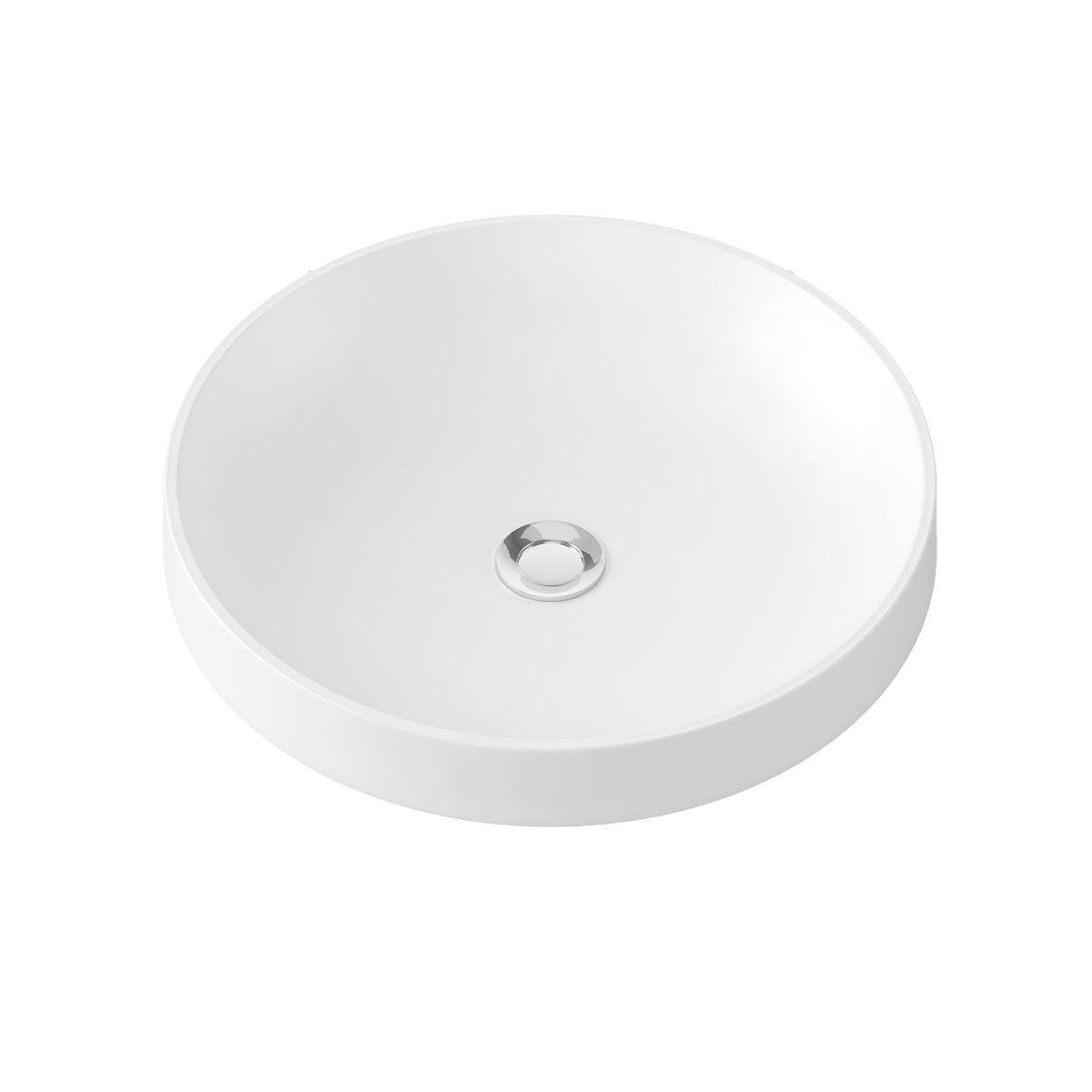 Semi Inset Basin 400x400 Matte White