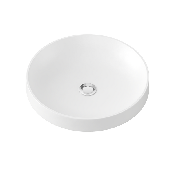 Semi Inset Basin 400x400 Matte White