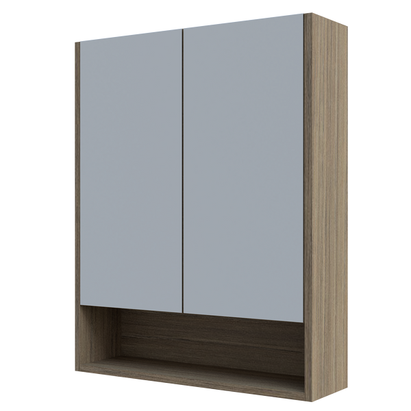 Shaving Cabinet 600 Double Door Gold Collection