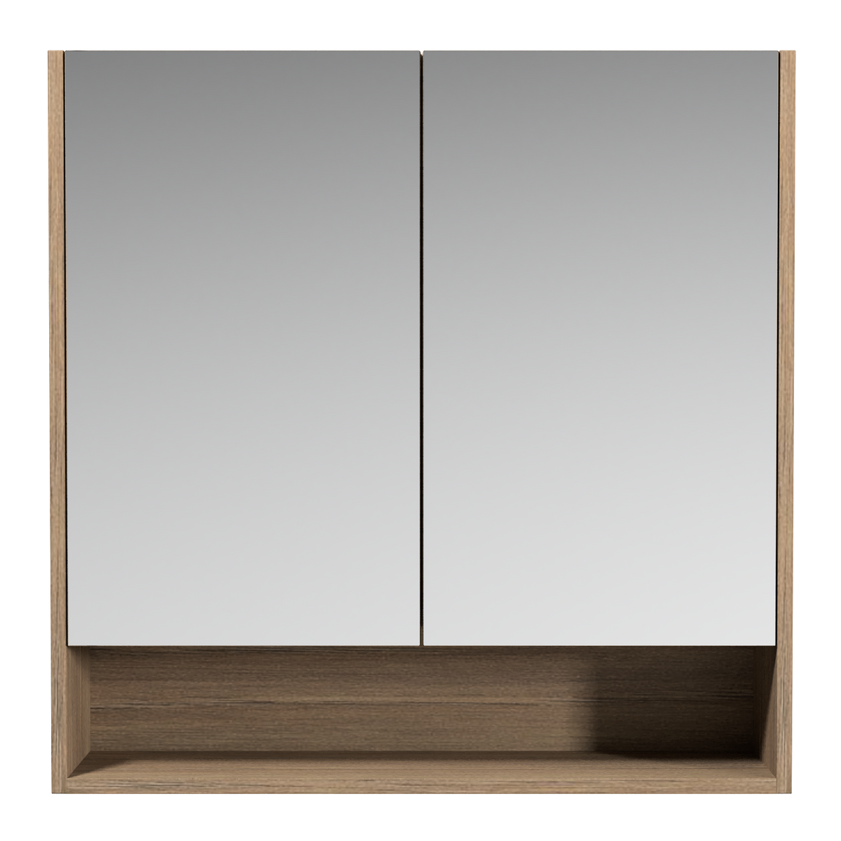Shaving Cabinet 750 Double Door Platinum Collection
