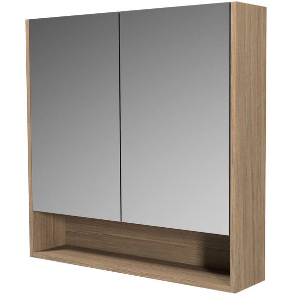 Shaving Cabinet 750 Double Door Platinum Collection