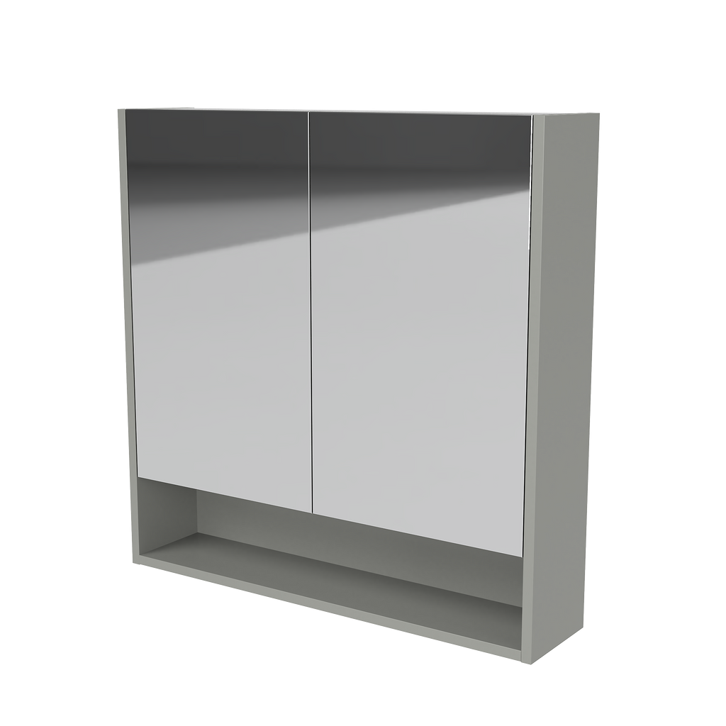 Shaving Cabinet 750 Double Door Platinum Collection