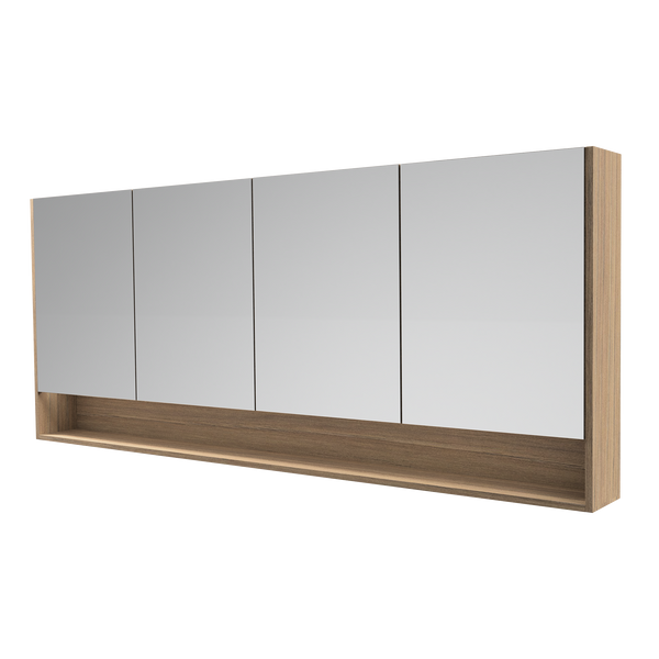 Shaving Cabinet 1800 Four Door Gold Collection
