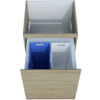 600 Base Unit Laundry Basket Drawer