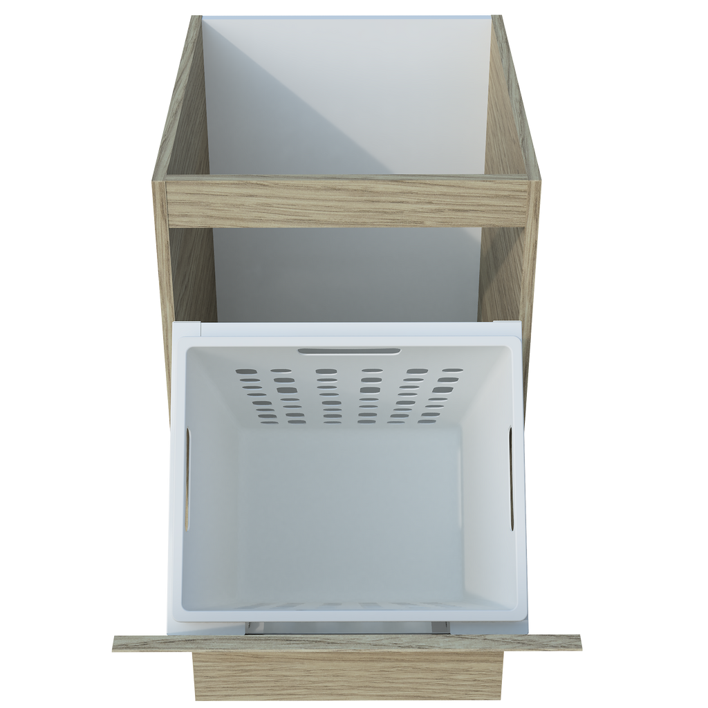 450 Base Unit Laundry Basket Drawer Flip Down