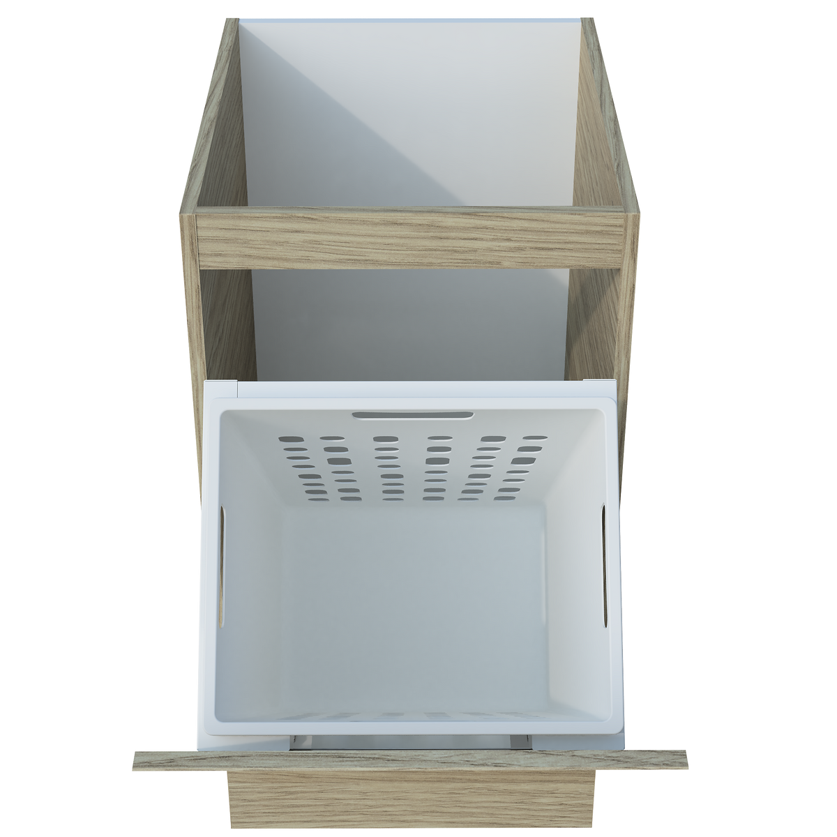 450 Base Unit Laundry Basket Drawer Flip Down
