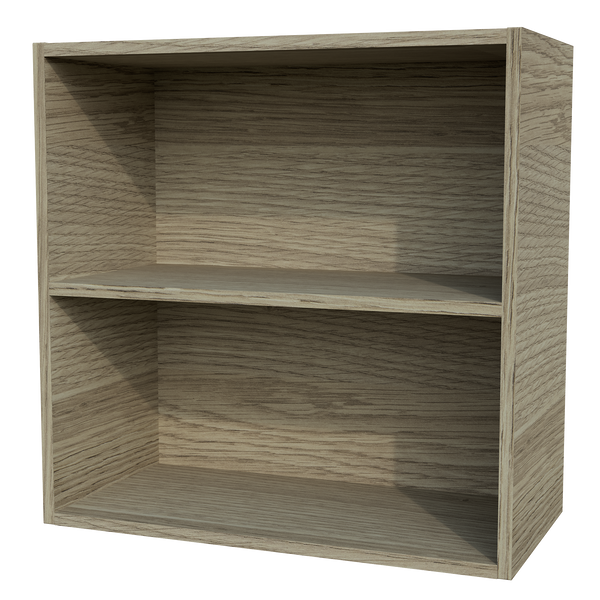 Cabinet 600 Overhead Open Two Shelf Unit
