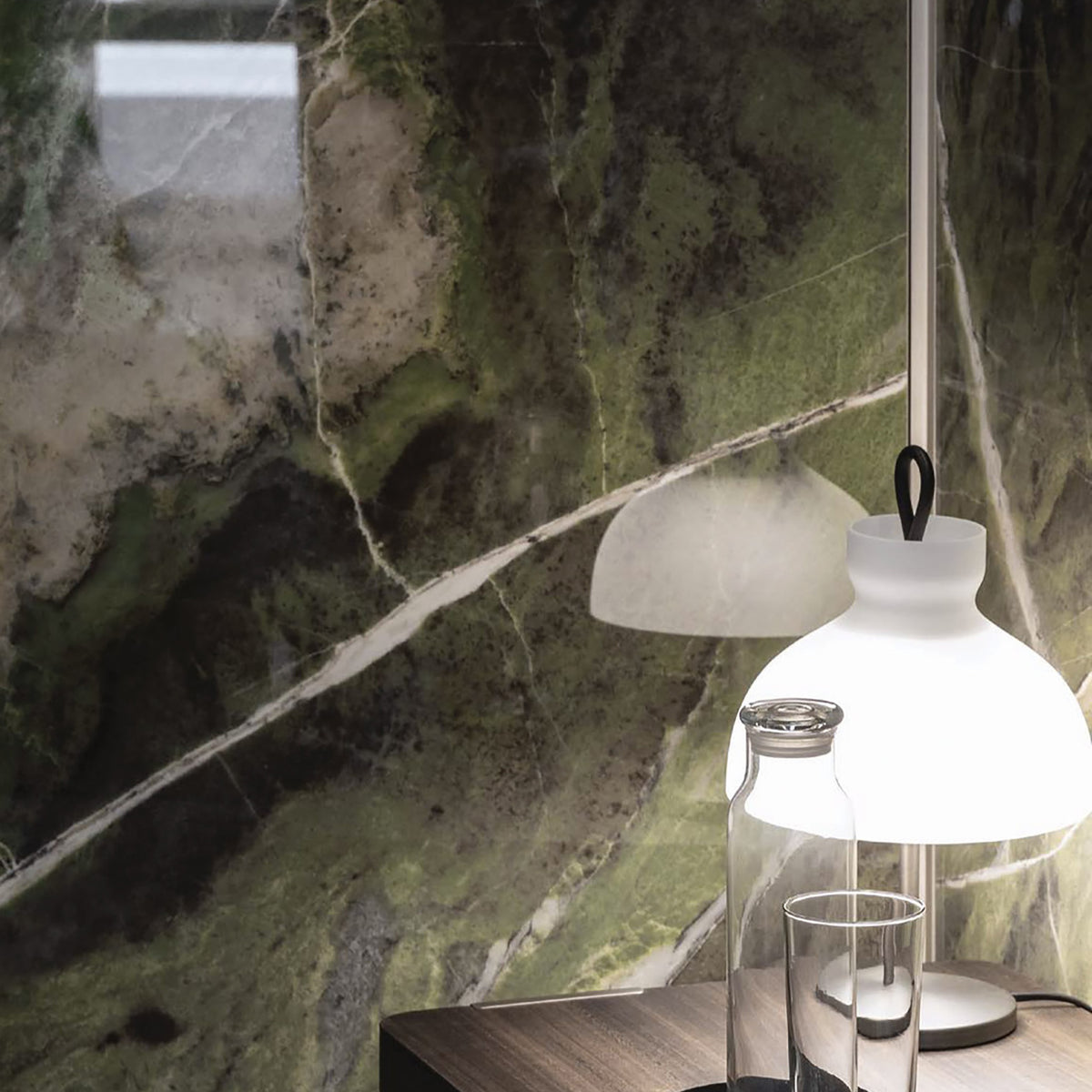 Marble Emerald Polished Tile - lifestyle view