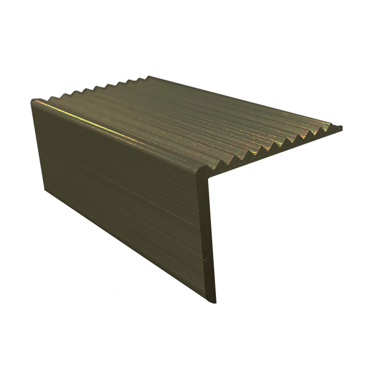 Stair Nosing Aluminium Self Adhesive Matt Bronze 30 x 3300mm