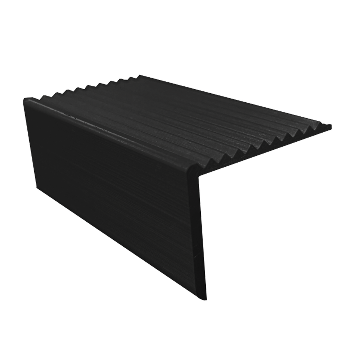Stair Nosing Aluminium Self Adhesive Matt Black 30 x 3300mm
