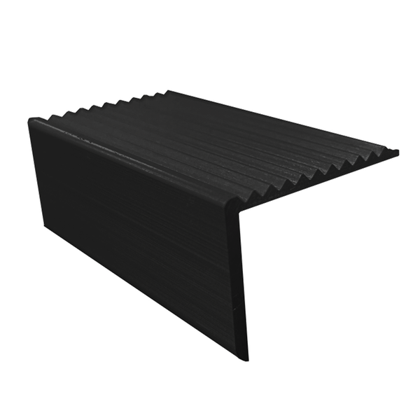 Stair Nosing Aluminium Self Adhesive Matt Black 30 x 3300mm