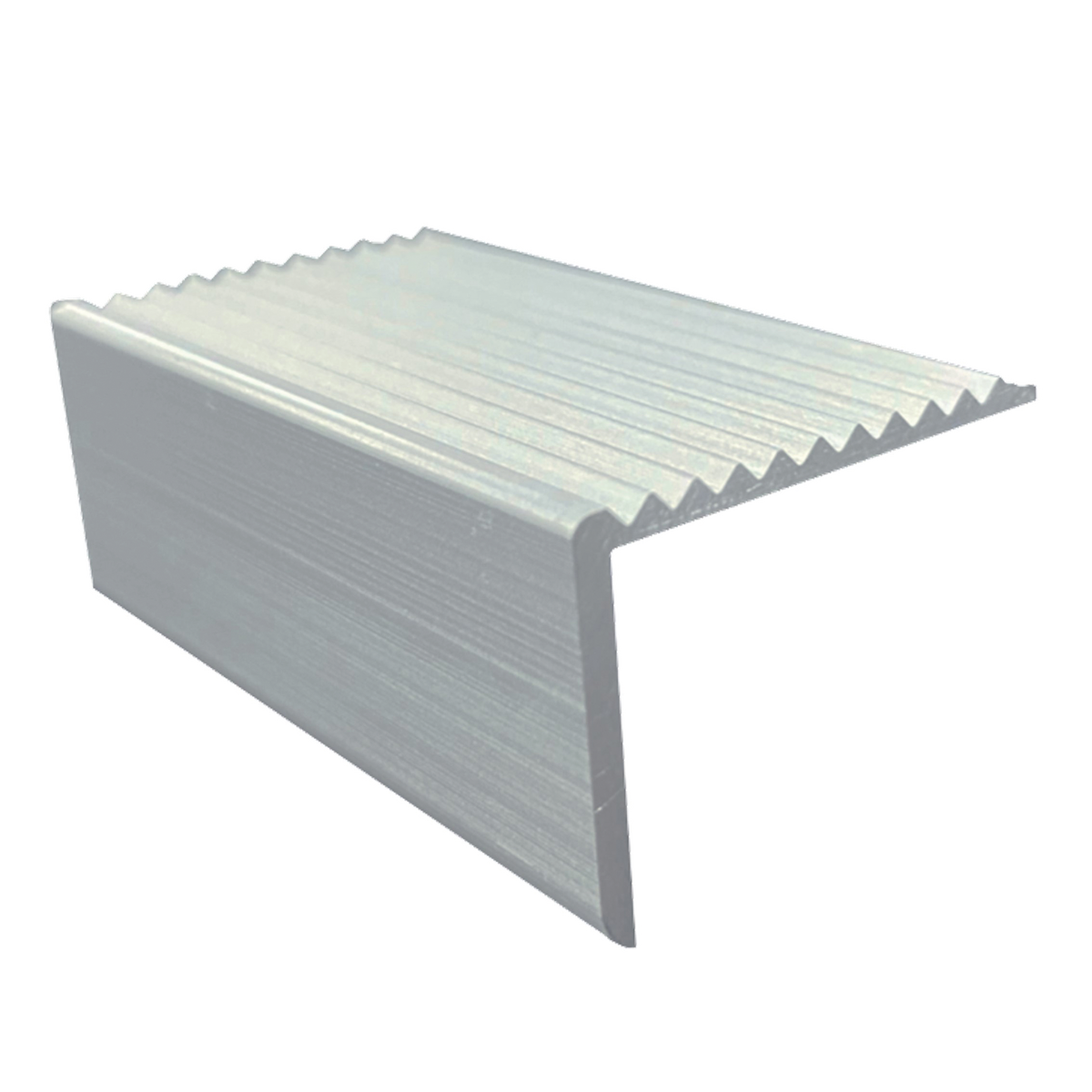 Stair Nosing Aluminium Self Adhesive Matt Pewter 30 x 3300mm