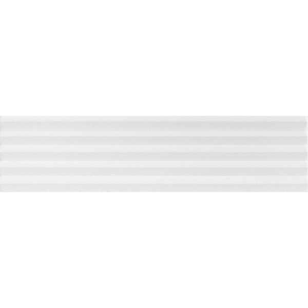 Imagination-Peak Peak White Embossed Satin Tile