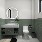 Dried Sage Satin Tile - lifestyle view