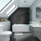 Graphite Satin Tile - lifestyle view