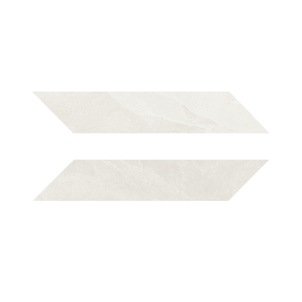 Slate White Chevron Textured (6 Pair L&R)