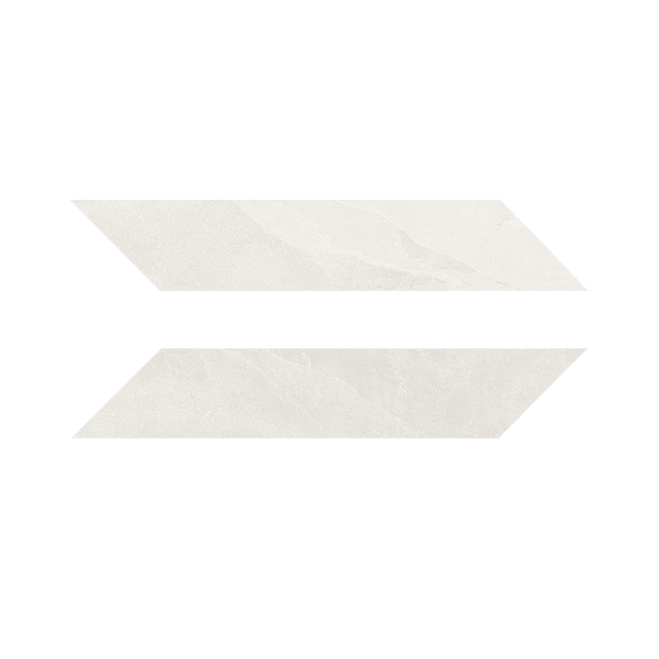 Slate White Chevron Textured (6 Pair L&R)