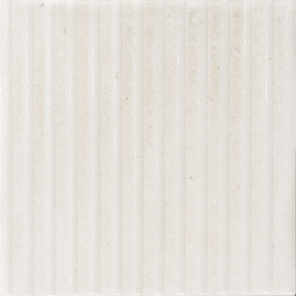 Line Whte Structured HiLite Matt Tile