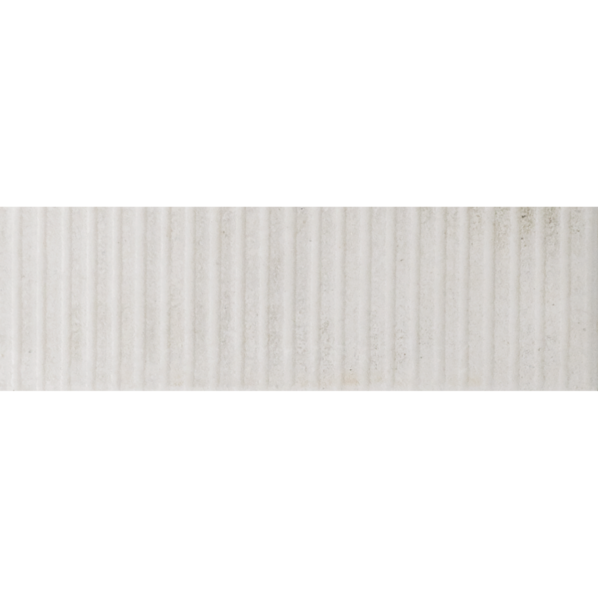 Raku-Line Line Whte Structured HiLite Matt Tile