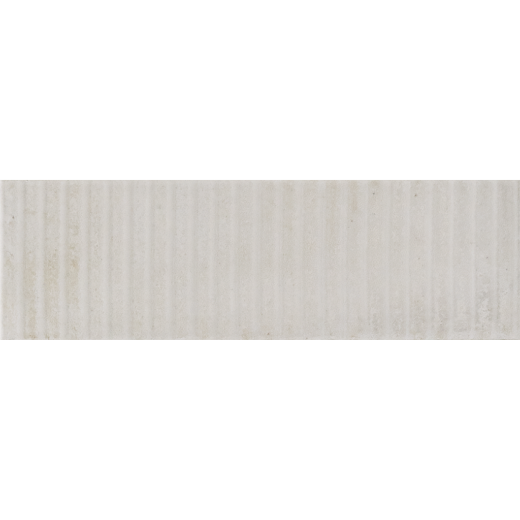 Line Whte Structured HiLite Matt Tile
