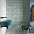 Sea Structured Matt Tile - lifestyle view