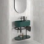 White Structured Matt Tile - lifestyle view
