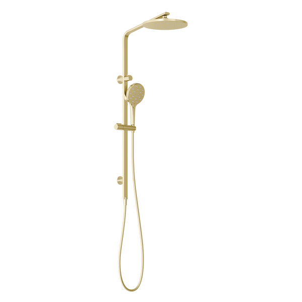 Twin Shower Brushed Gold