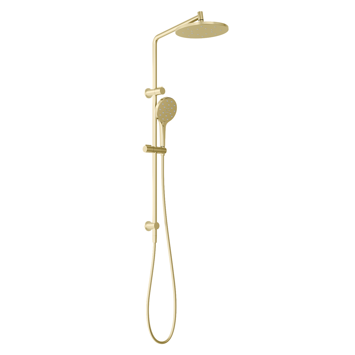 Twin Shower  Brushed Gold