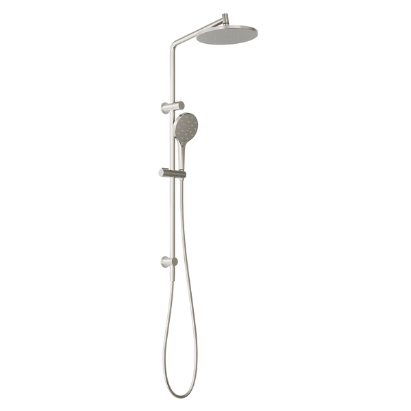 Twin Shower  Brushed Nickel