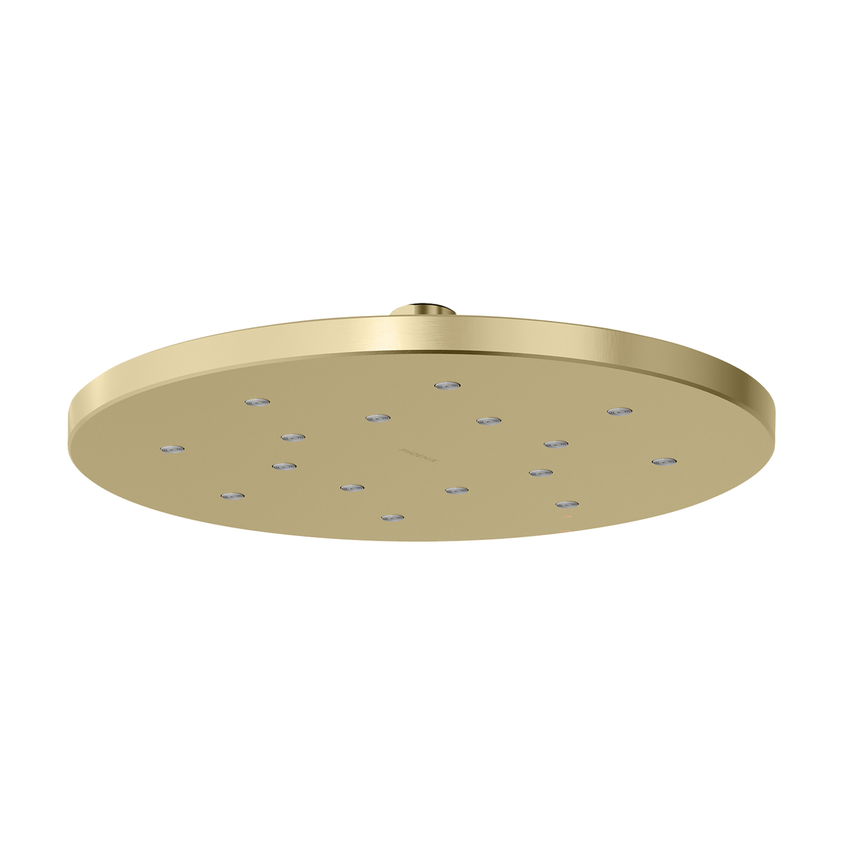 Shower Rose 250mm Round Brushed Gold