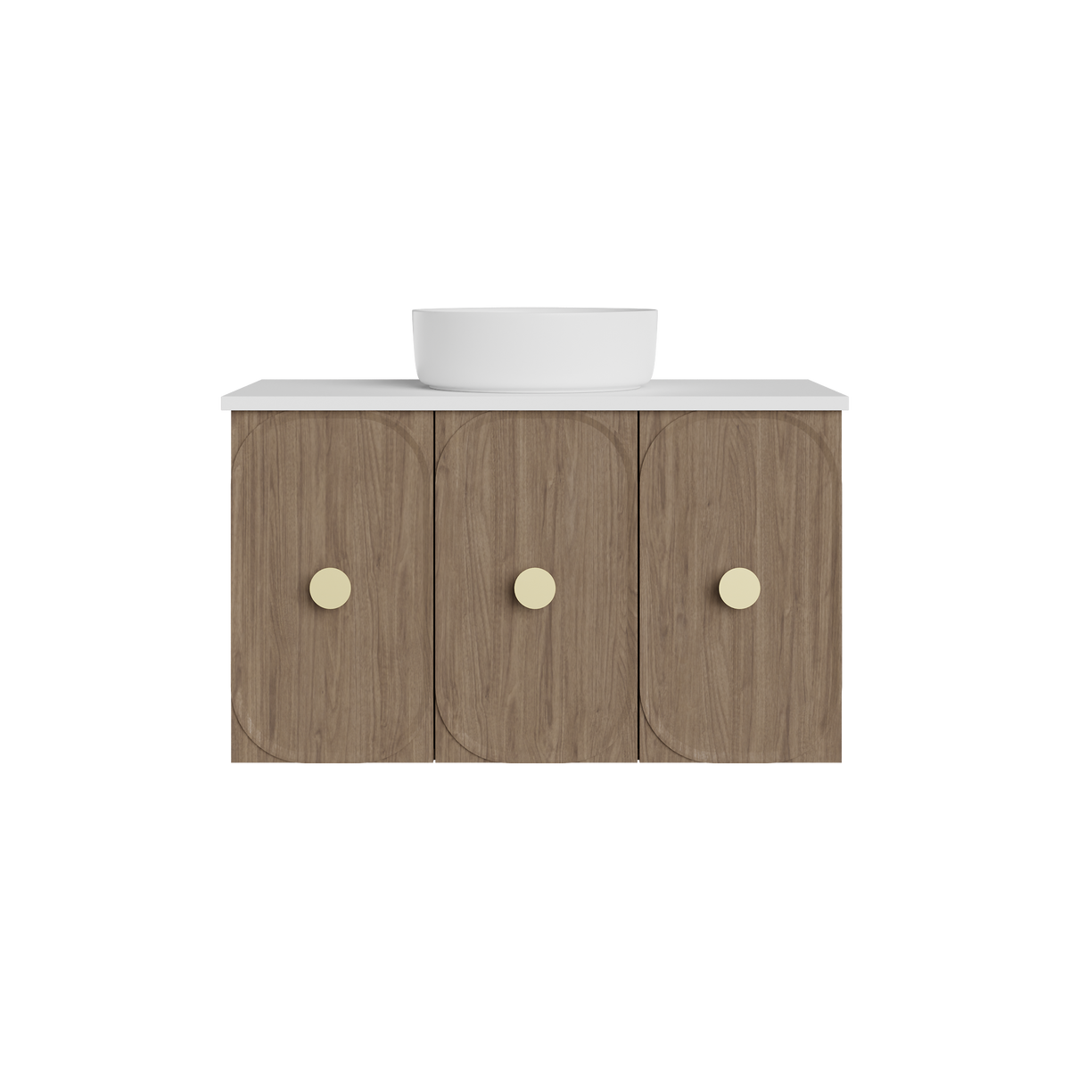 Vanity 900 Wall Hung Doors Only w/Basin SSurface AC Top