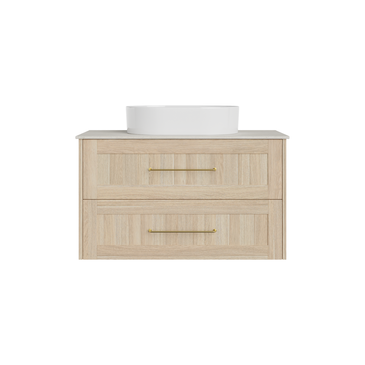 Vanity 900 Wall Hung Drawers Only w/Basin Dekton AC Top