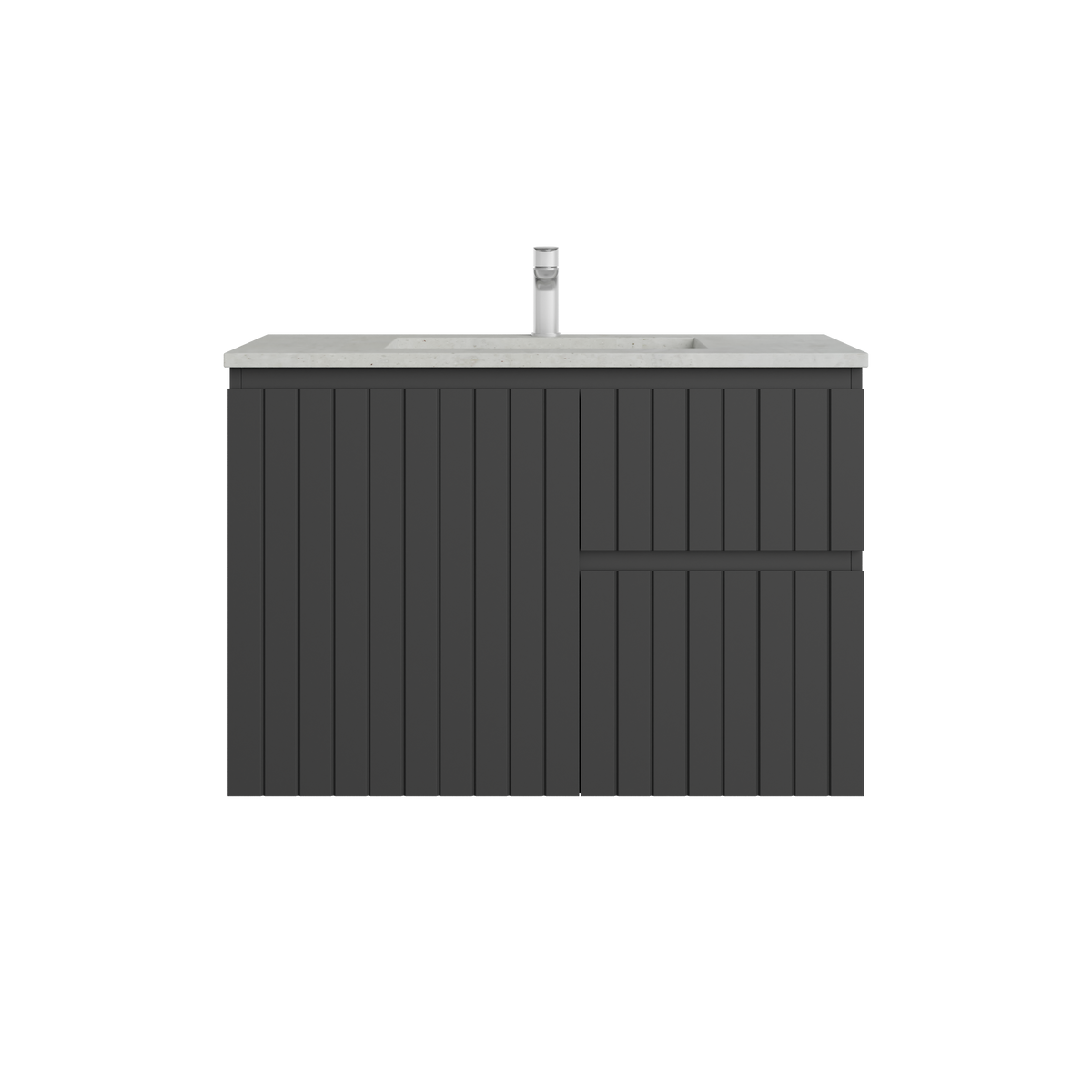 Vanity 900 Wall Hung Doors/Drawers w/Basin SSurface UC Top