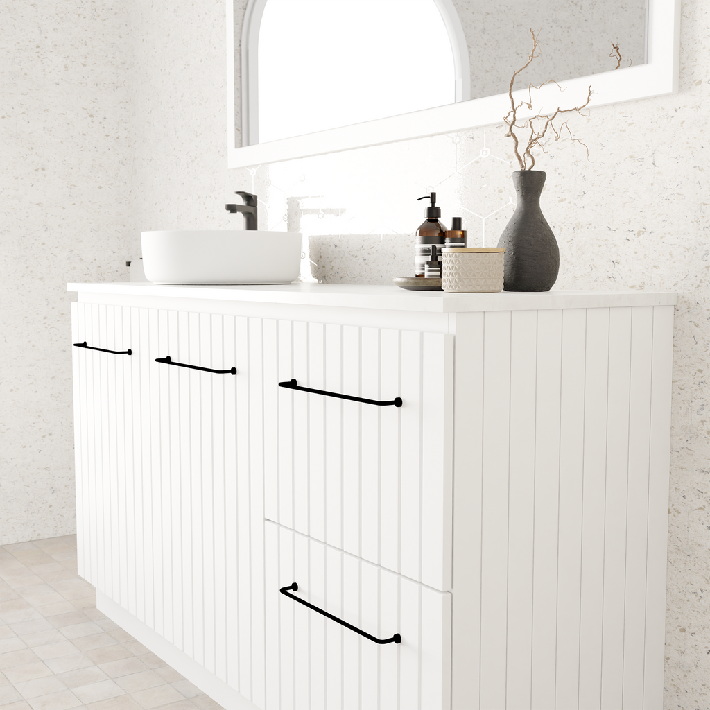 Vanity 1500 Floor Standing Doors/Drawers w/Basin SSurface AC Top
