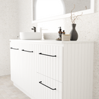 Vanity 1500 Floor Standing Doors/Drawers w/Basin SSurface AC Top